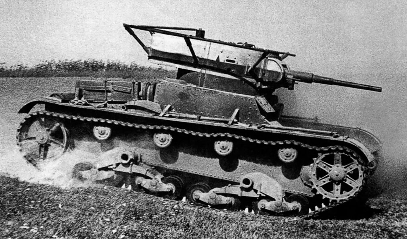 soviet t-26 tank in ukraine