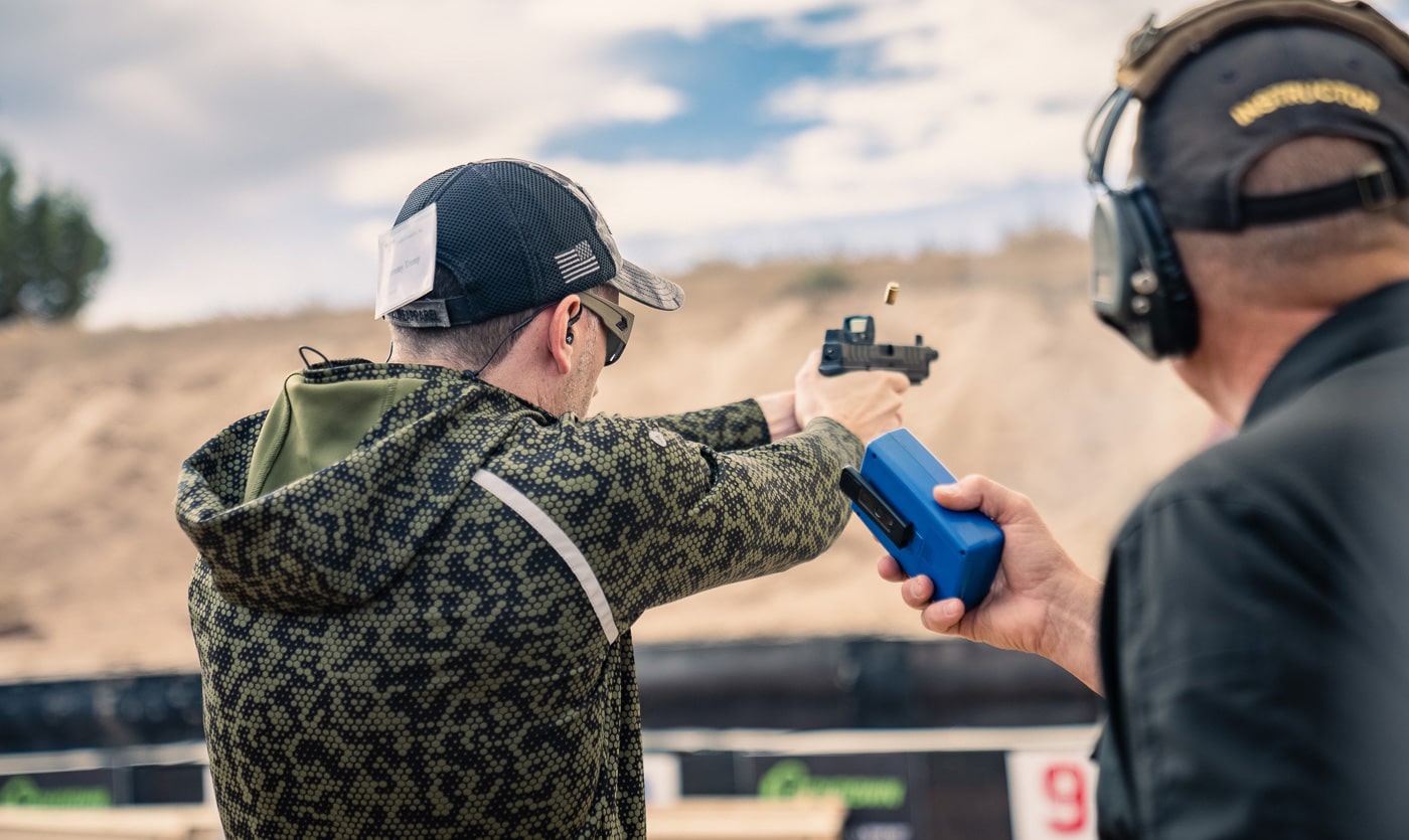 timed pistol shooting