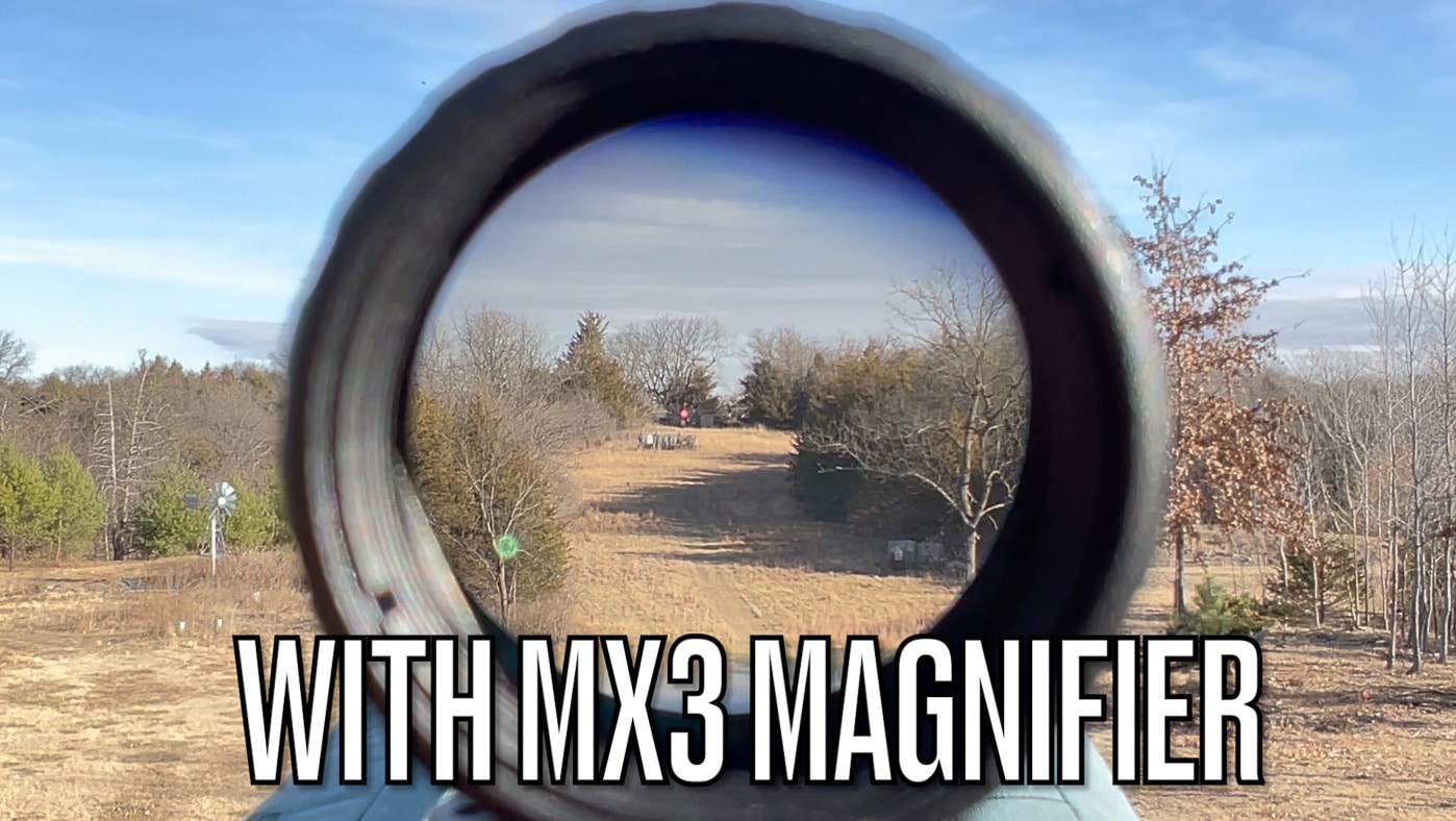 500 with 3x magnifier