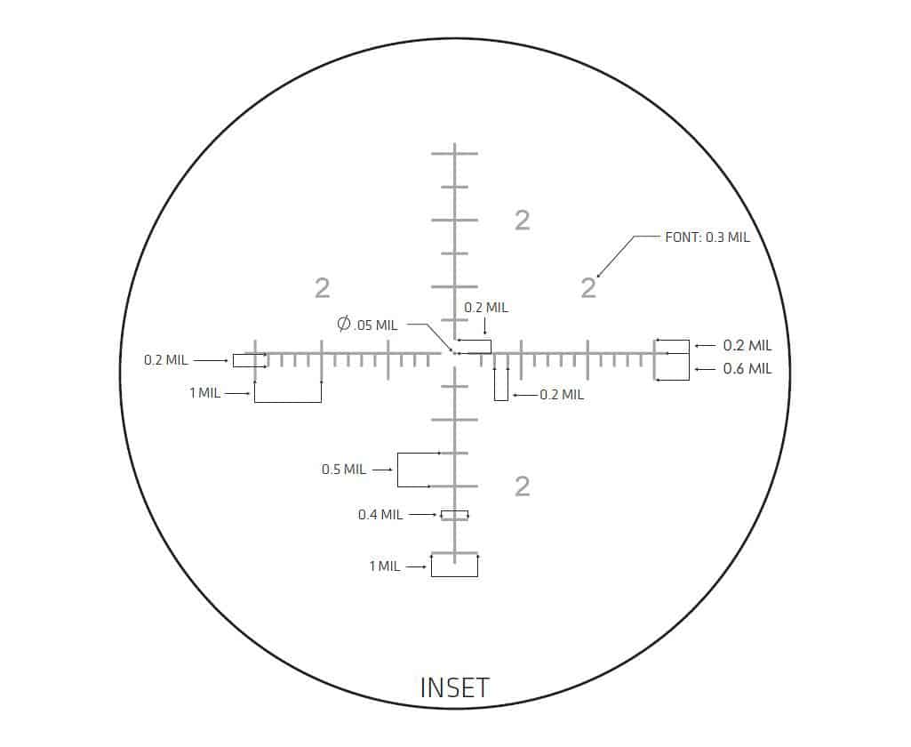 crimson trace hardline pro scope reticle