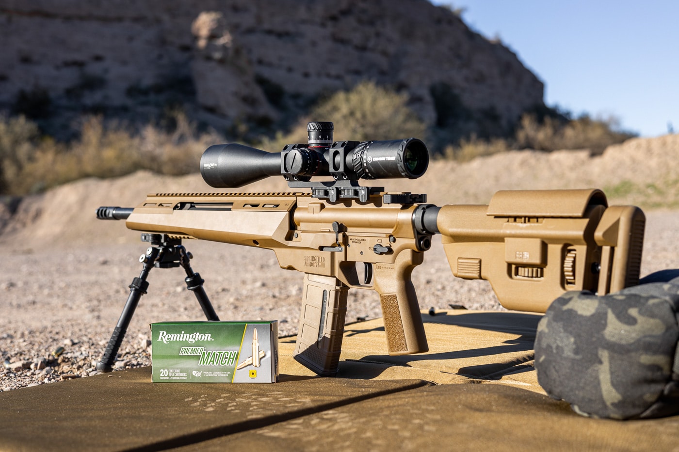 crimson trace pro scope on springfield atc for testing on the shooting range