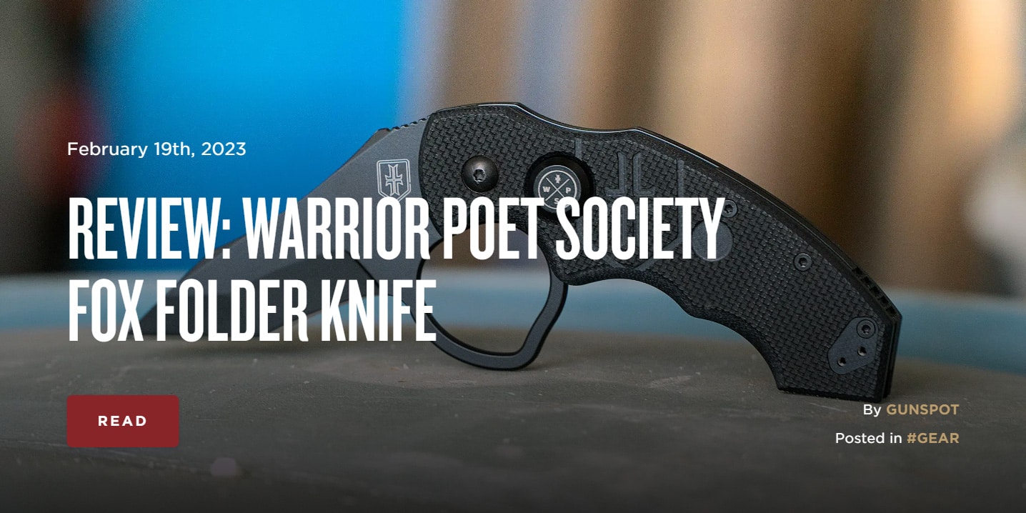 Review: Warrior Poet Society Fox Folder Knife