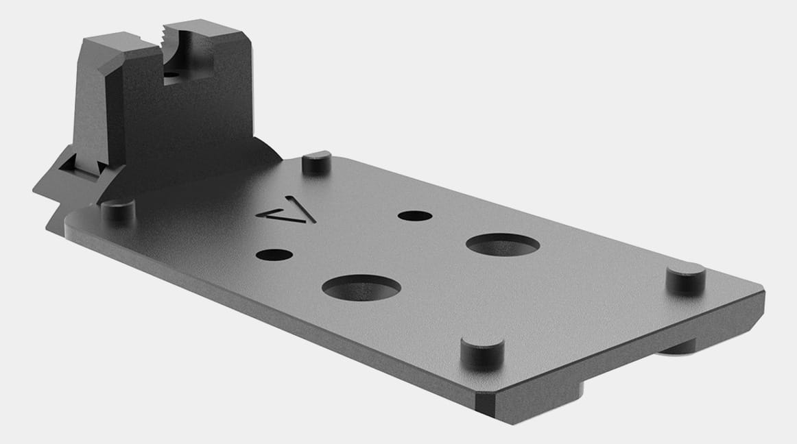 Agency Optic System (AOS) Mounting Plate for 1911 DS