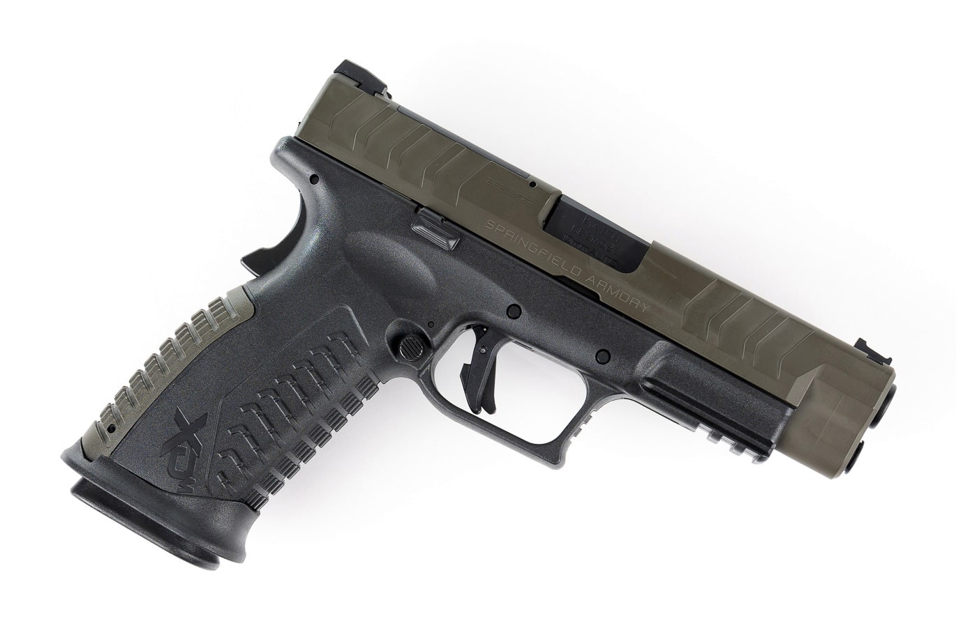 springfield xd-m eilite 10mm with od green slide