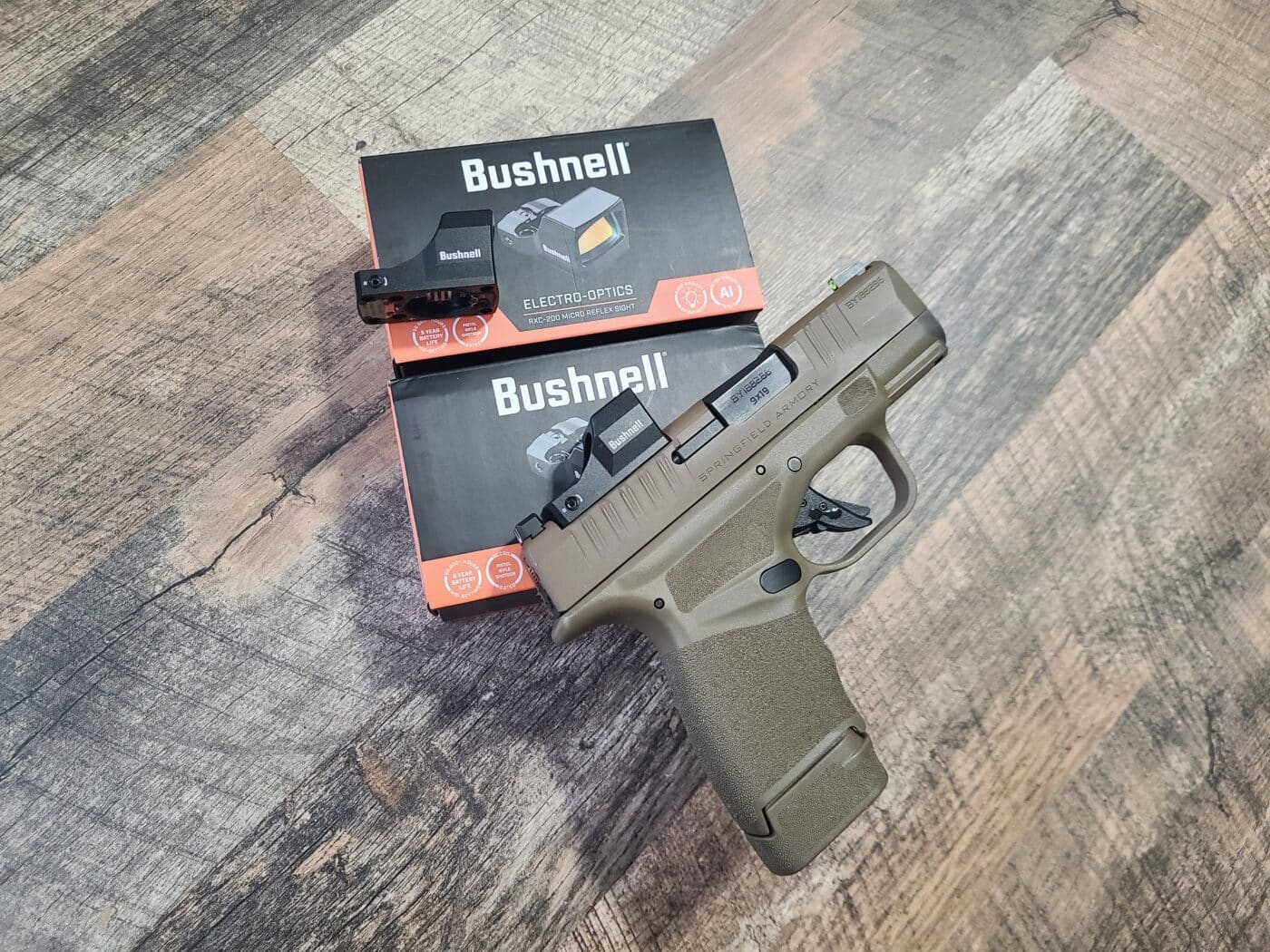 two new bushnell pistol red dot sights