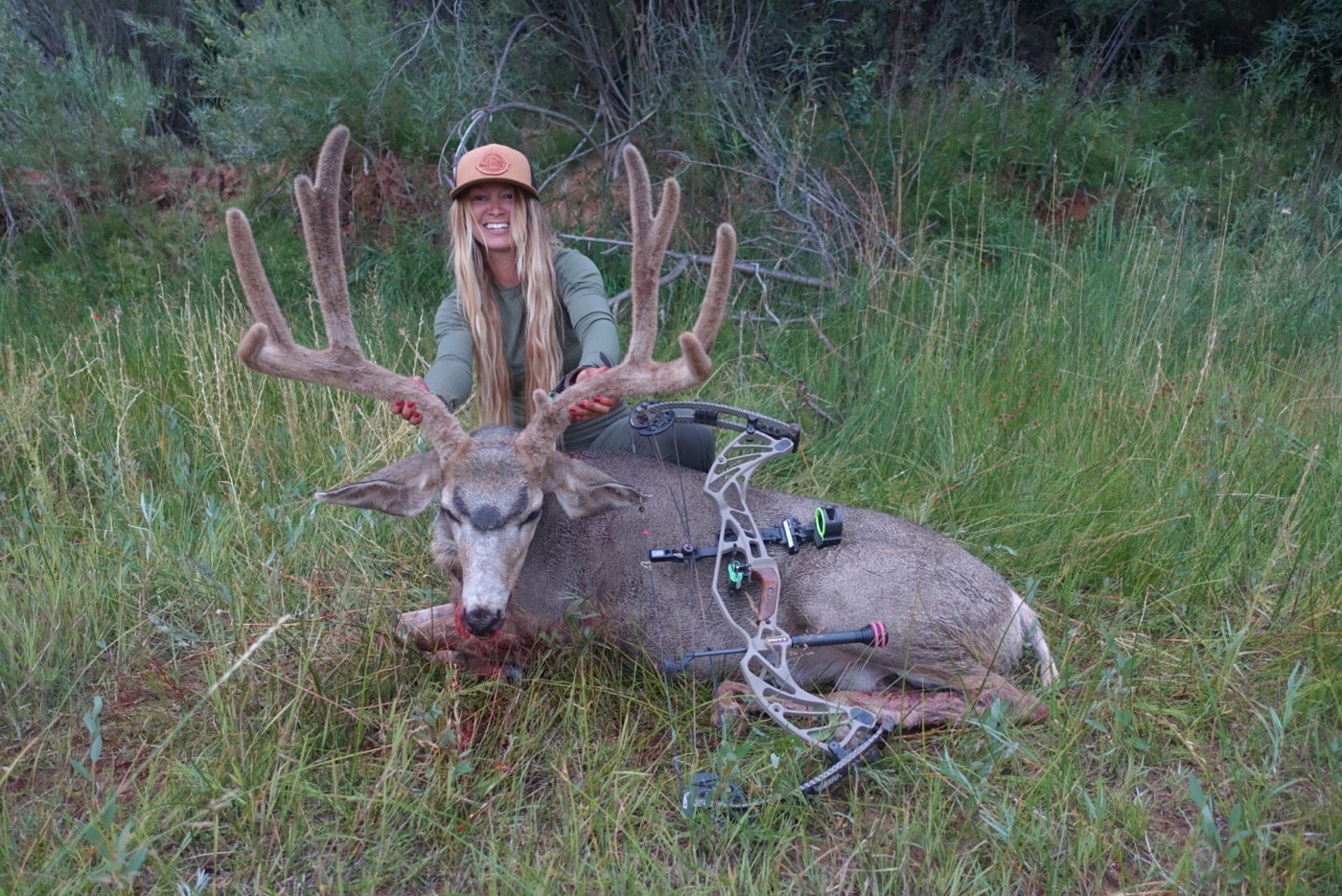 bow hunting deer on self guided hunt