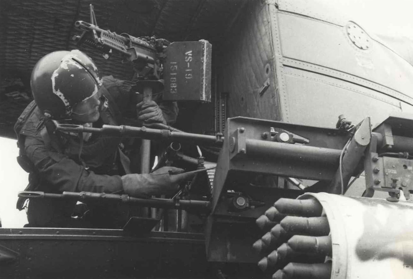 fixing an m-60 jam during a mission