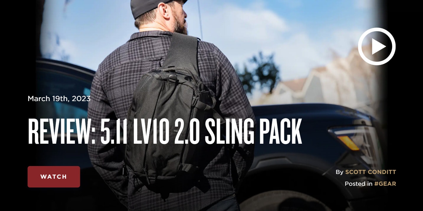 Review: 5.11 LV10 2.0 Sling Pack