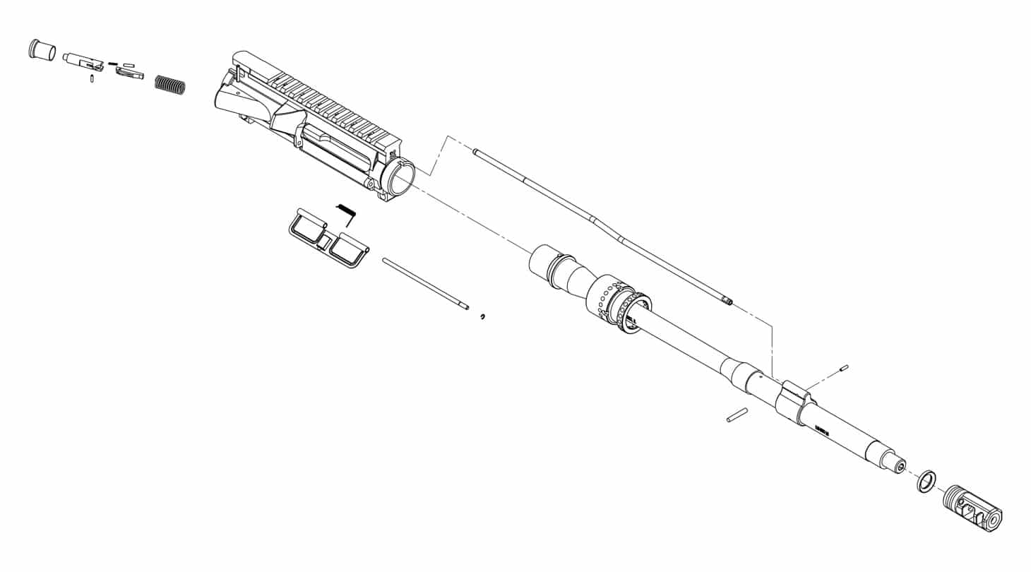 mid length gas system on saint victor