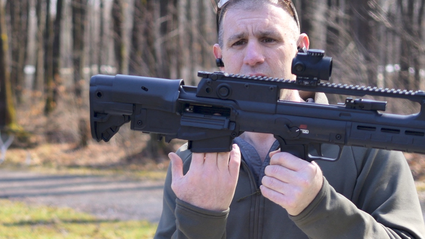what makes the hellion a bullpup