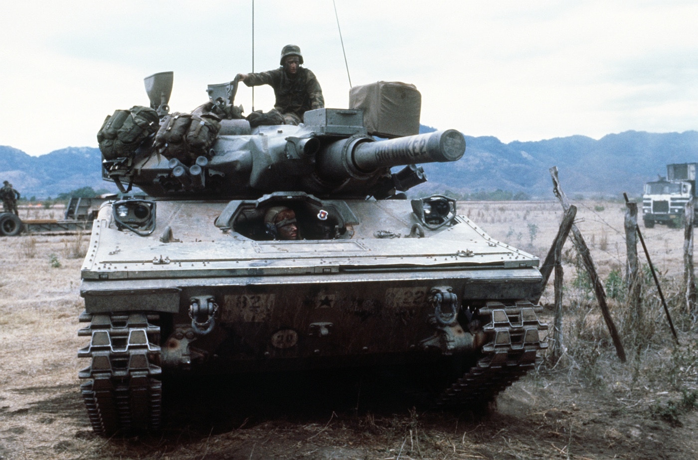 82nd airborne m551 sheridan deployed to honduras