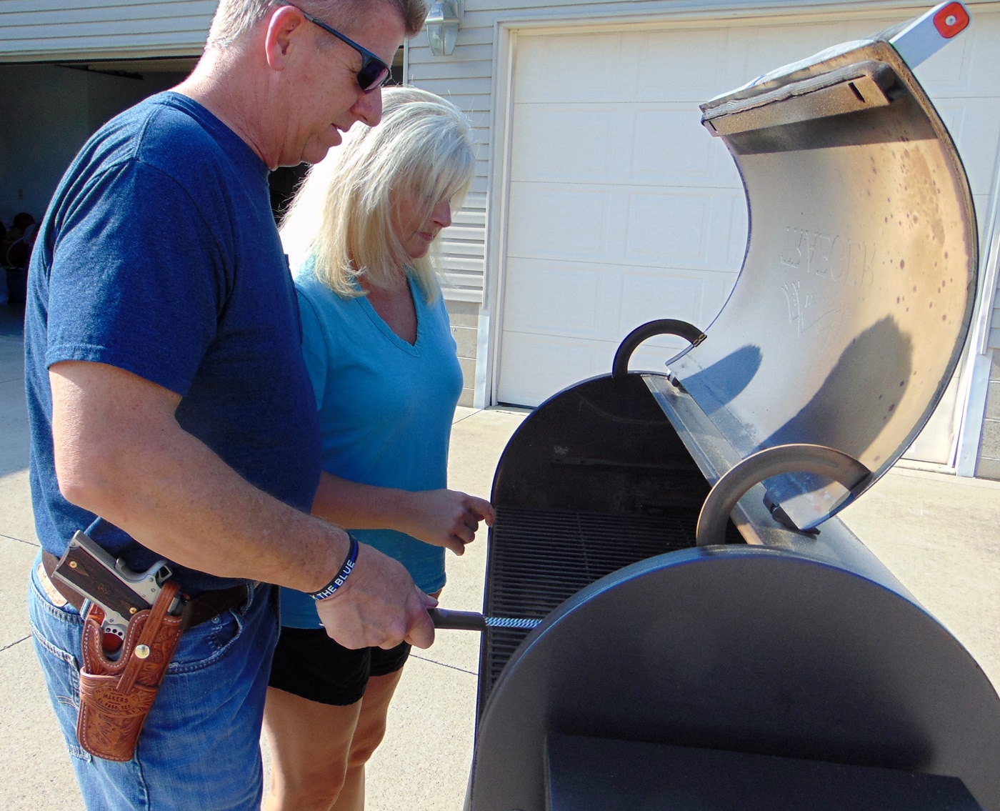 bbq with springfield 1911