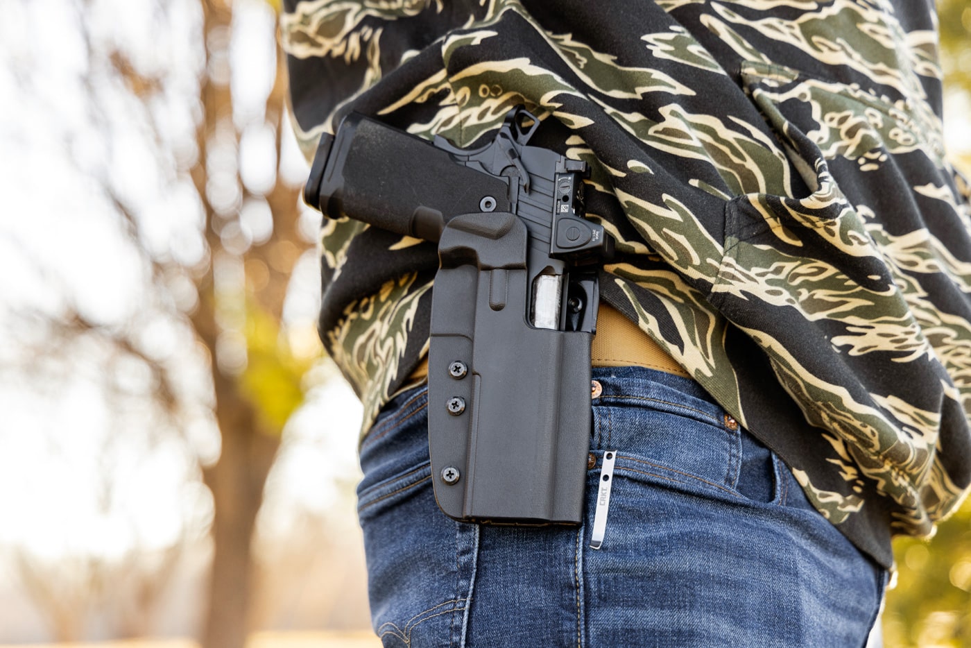 comp tac outside the waistband holster review