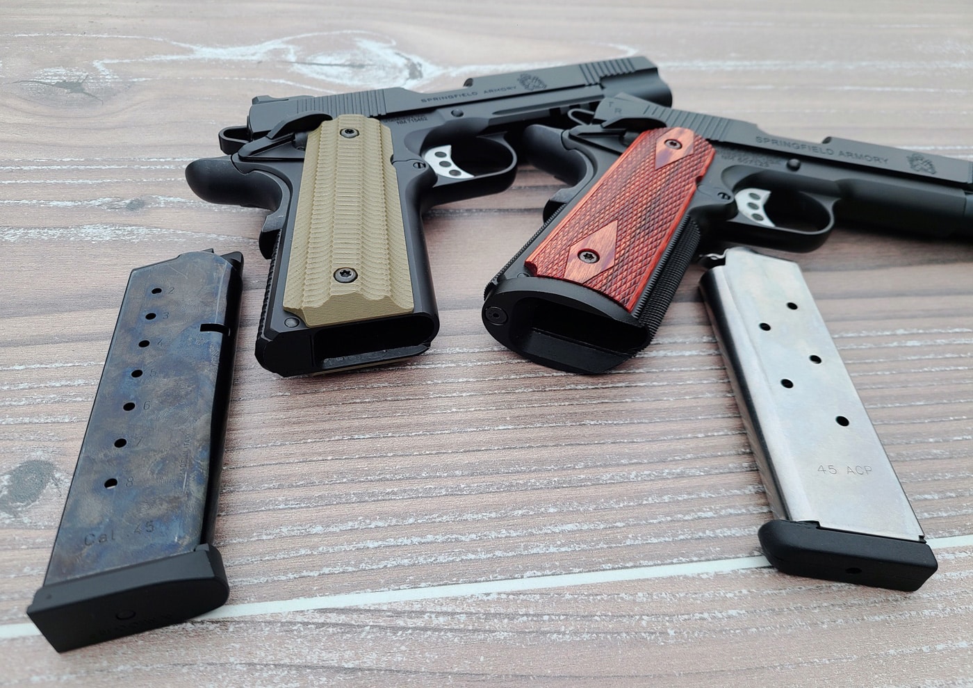 comparing the springfield armory 1911 pistols