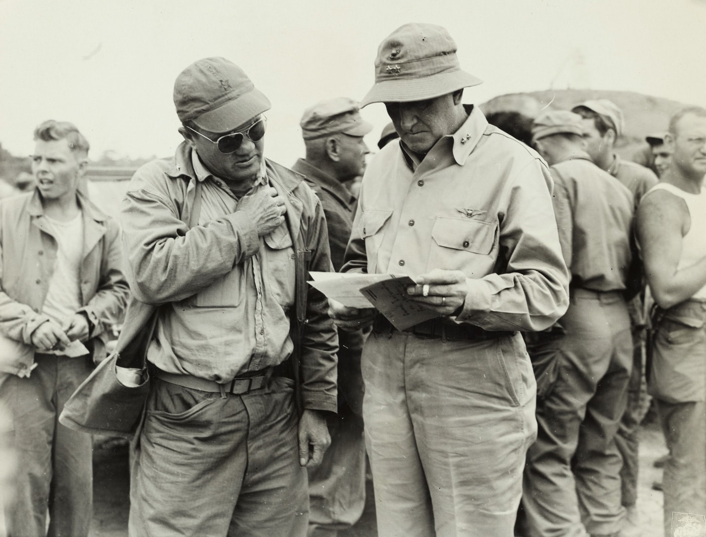 general francis mulcahy commander of yontan airfield