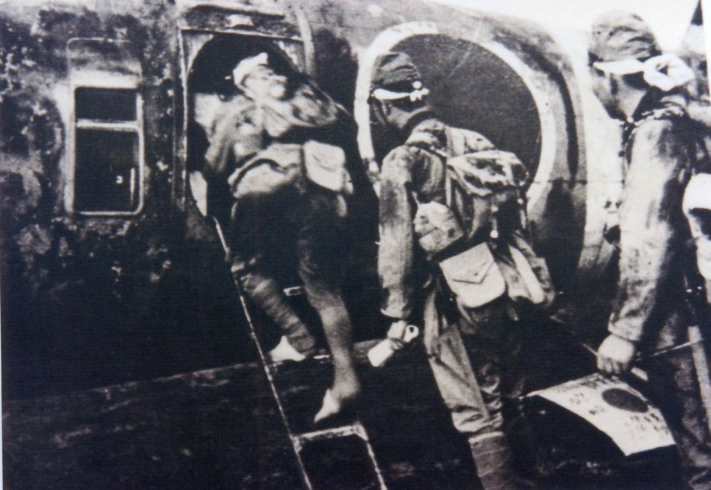 japanese commandos board plane to raid yontan field in world war 2