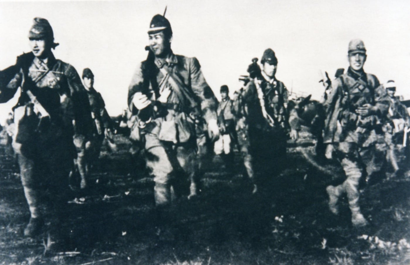 japanese giretsu commandos train to attack yontan field