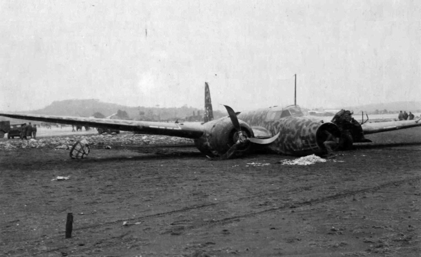 ki-21 transport that landed at yontan field