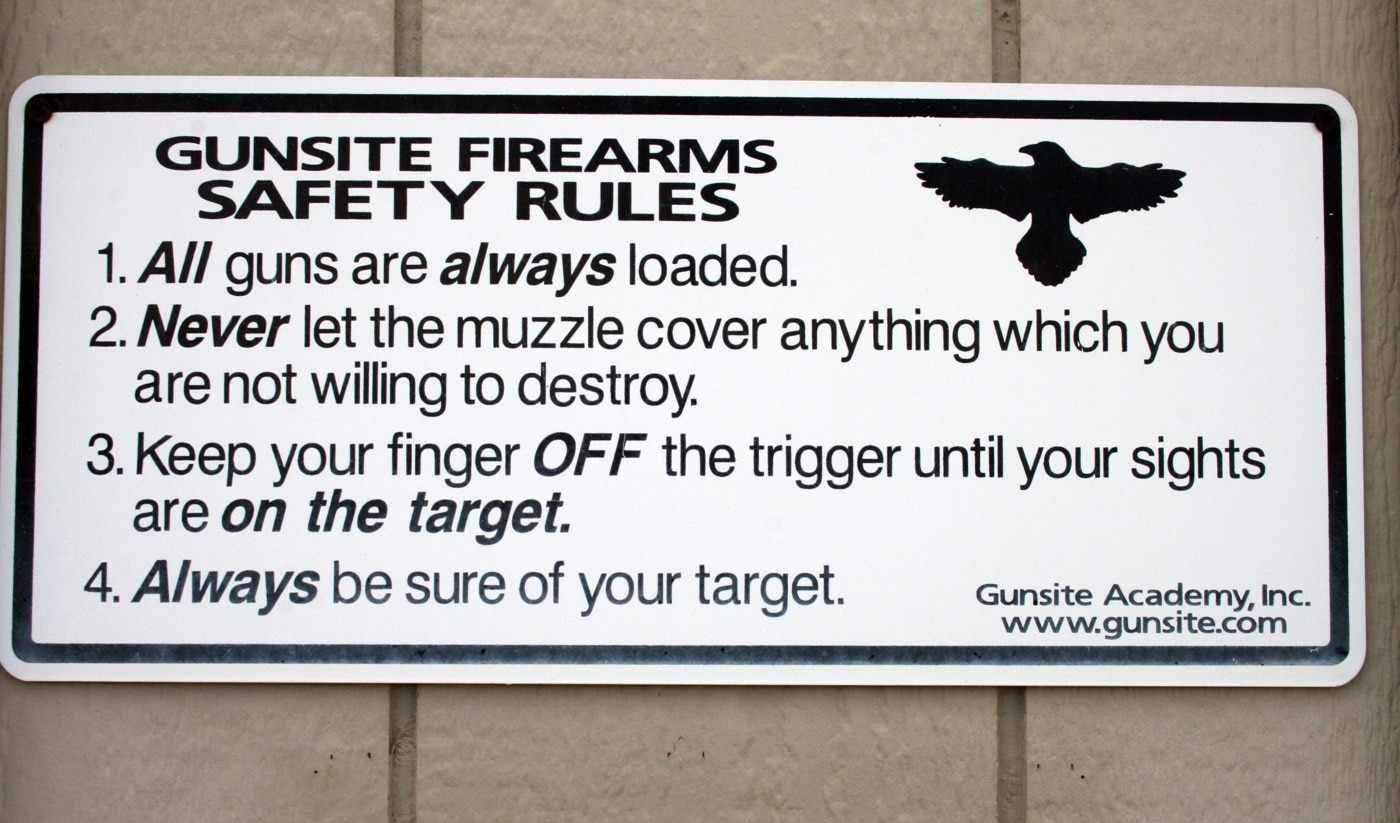 primary rules of firearm safety