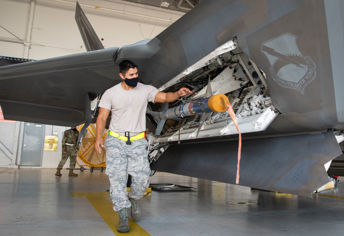 safety check of f-22 missiles