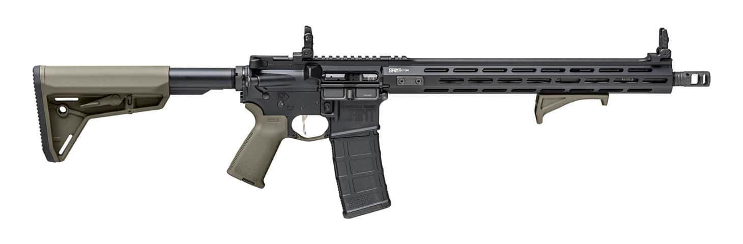 saint victor 556 ar-15 rifle od green