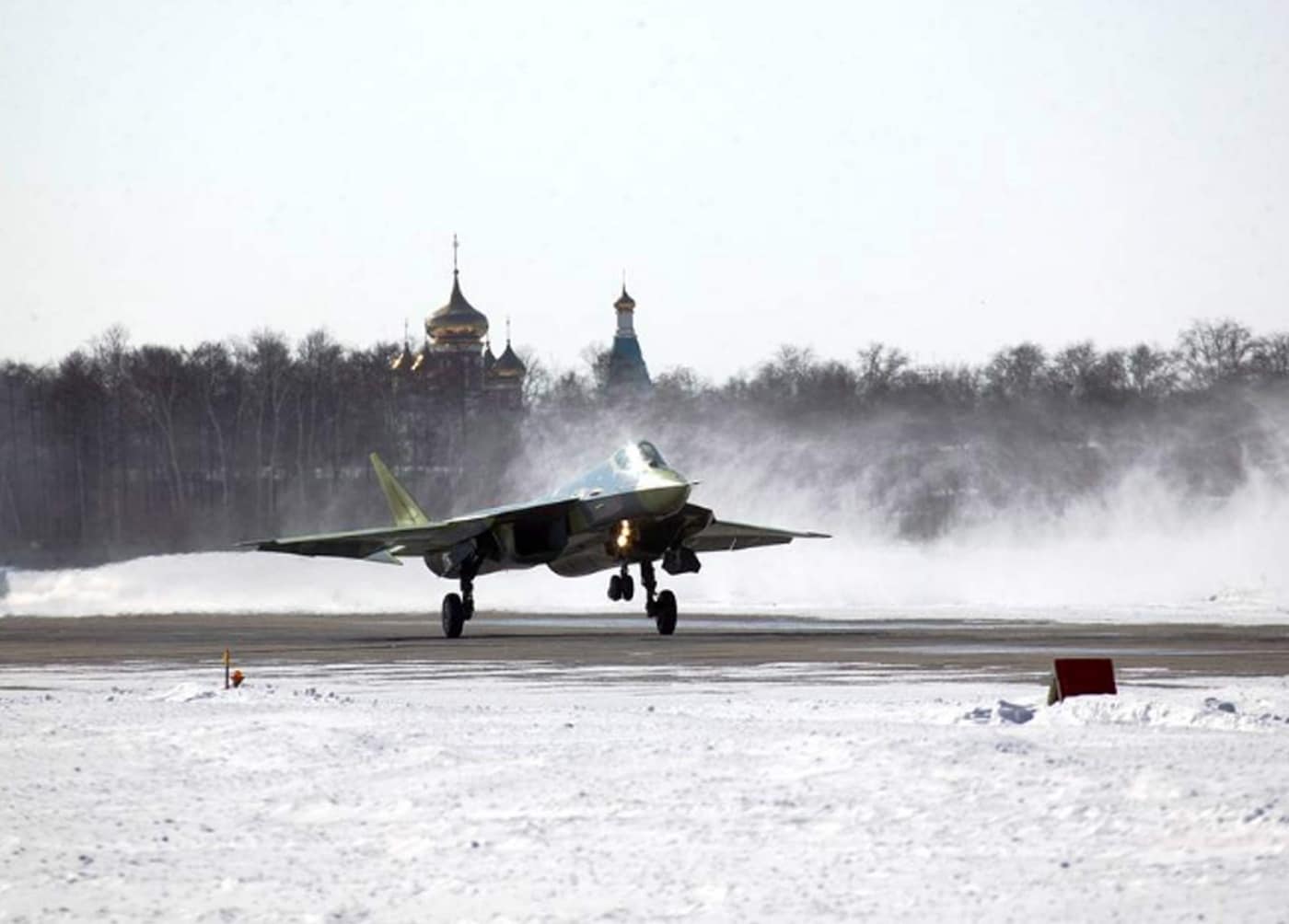 su-57 landing