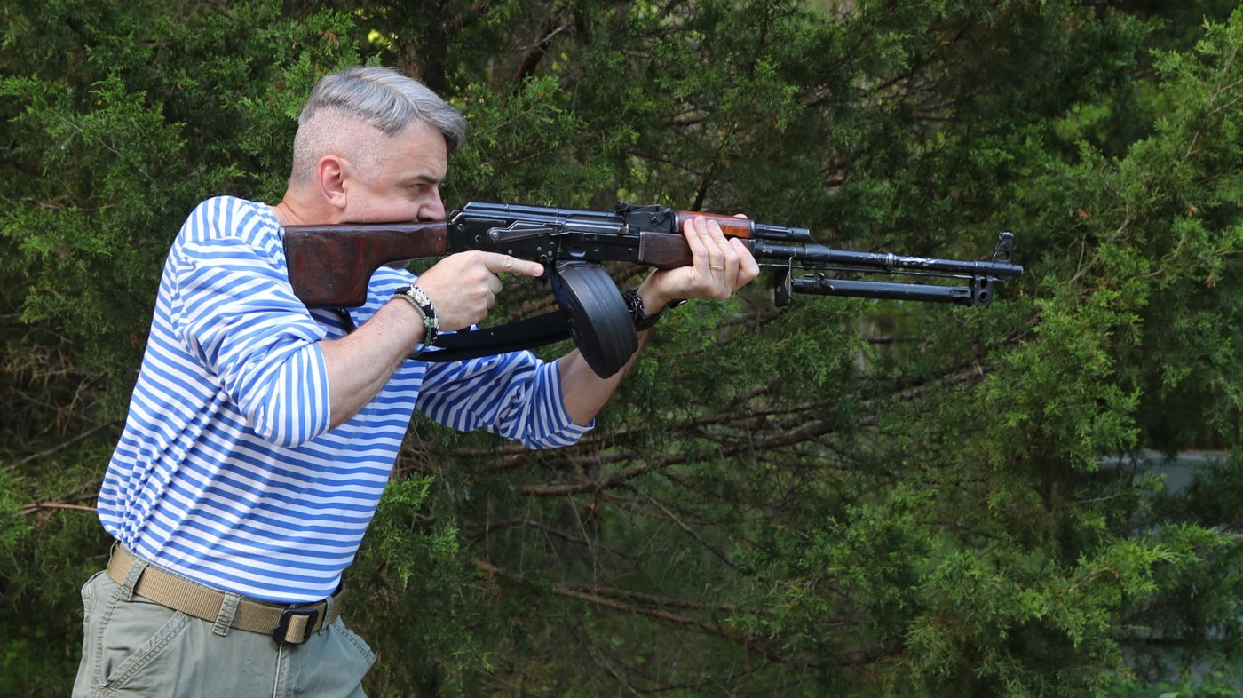 author shooting an rpk