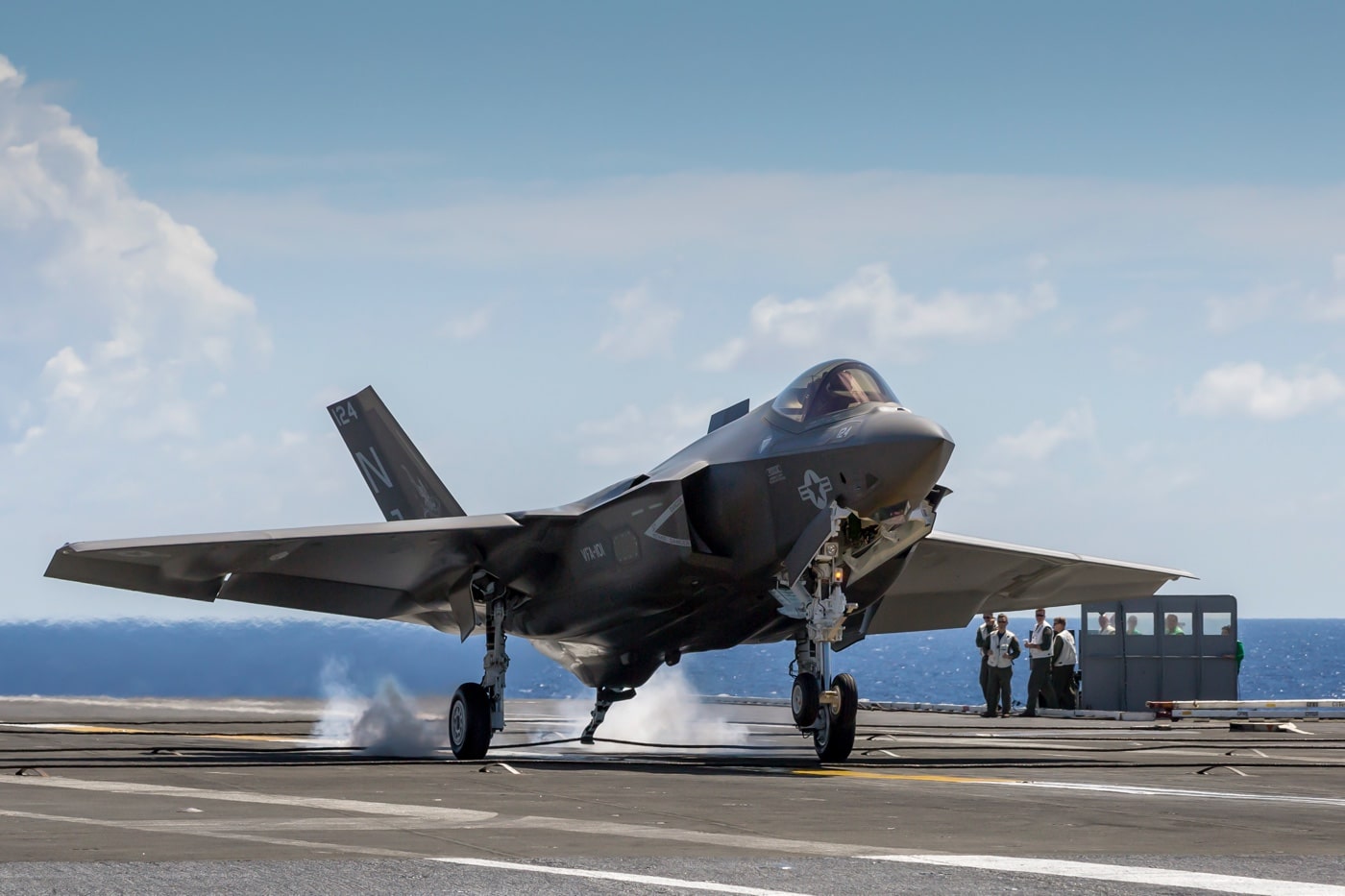 f-35c on the uss george washington