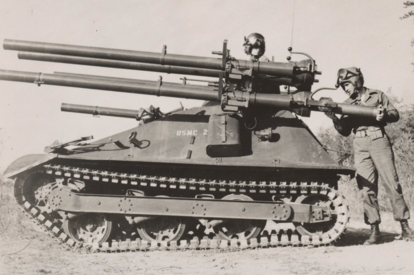m50 ontos with six recoilless rifles