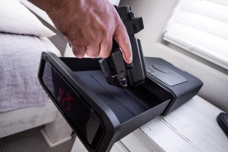 Vaultek Smart Station DS2i Review Bedside Clock Gun Safe? The Armory