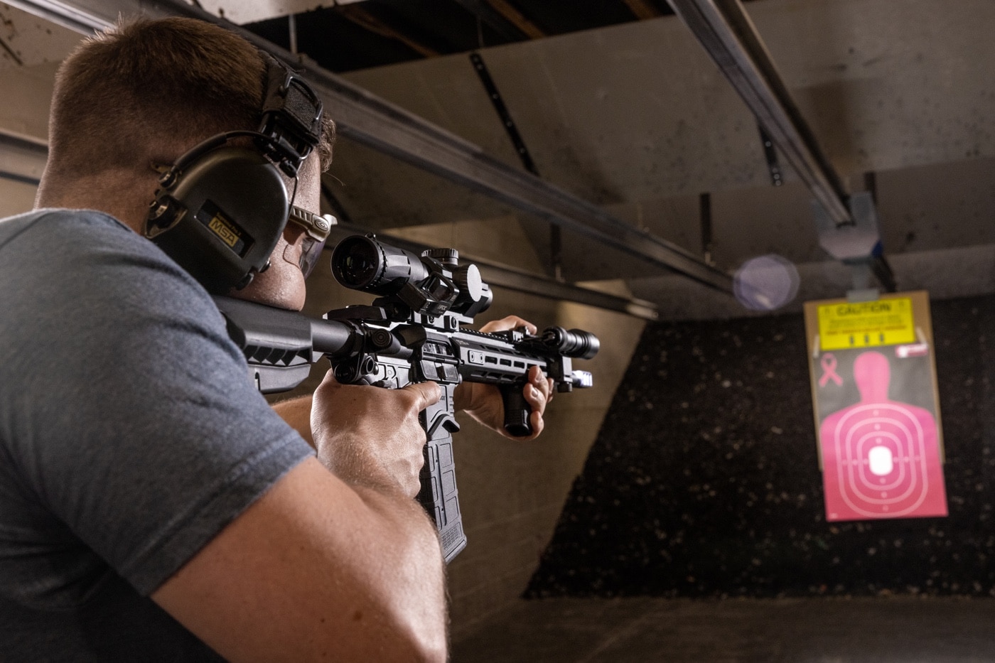 testing gear at the range