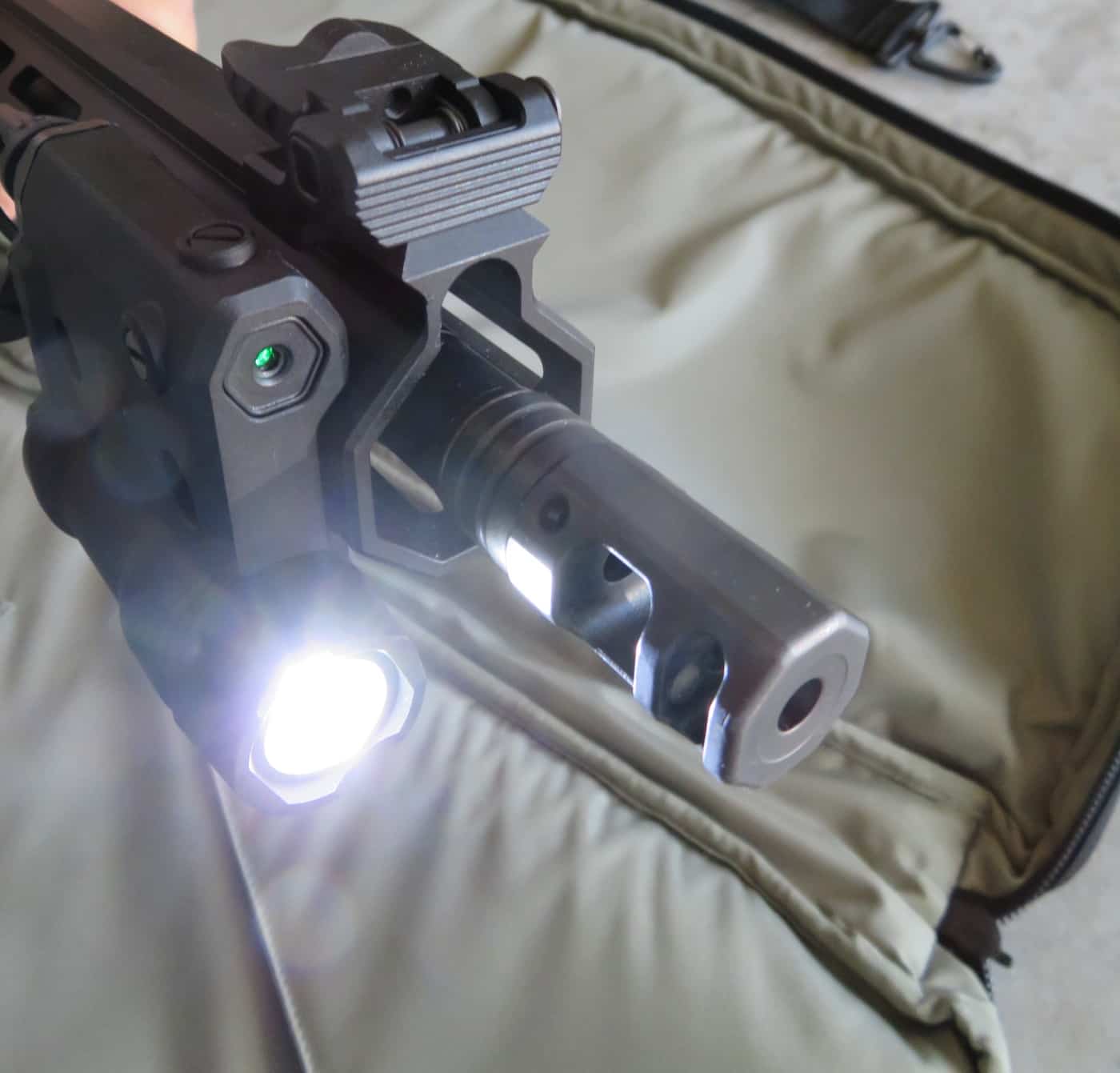 where to mount a white light on an ar