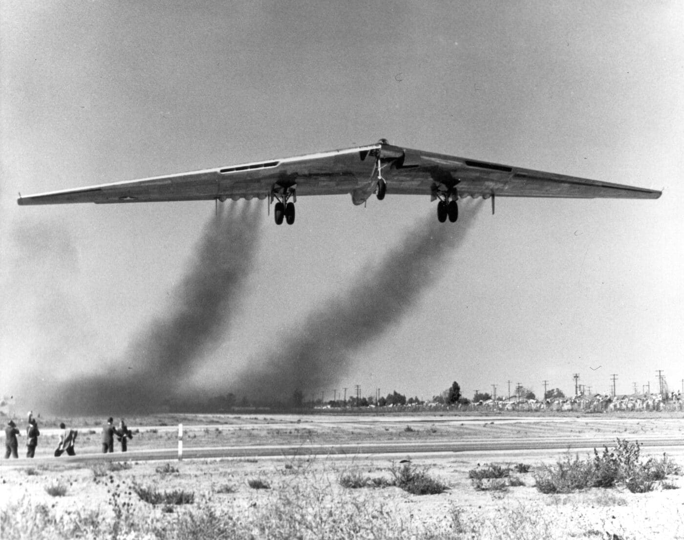 yb-49 in flight