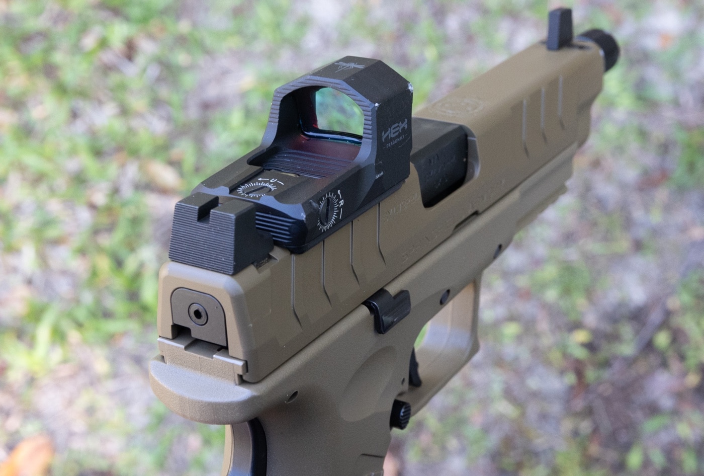 dragonfly optic mounted on xd-m elite tactical 9mm