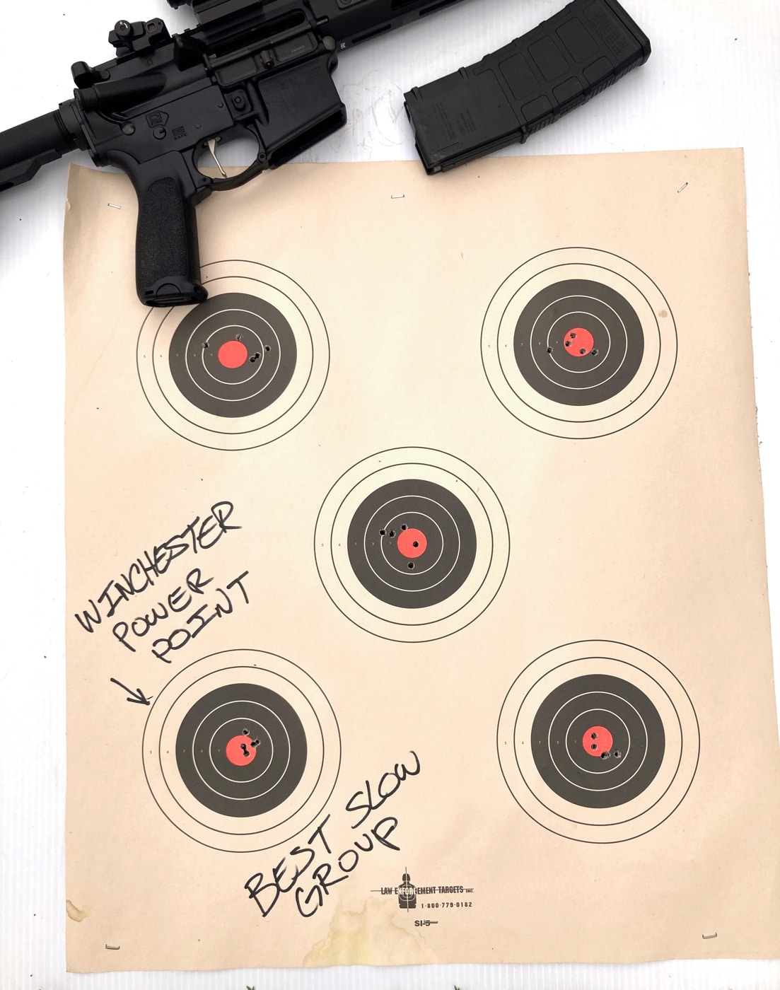 groups shot with the aimpoint rds