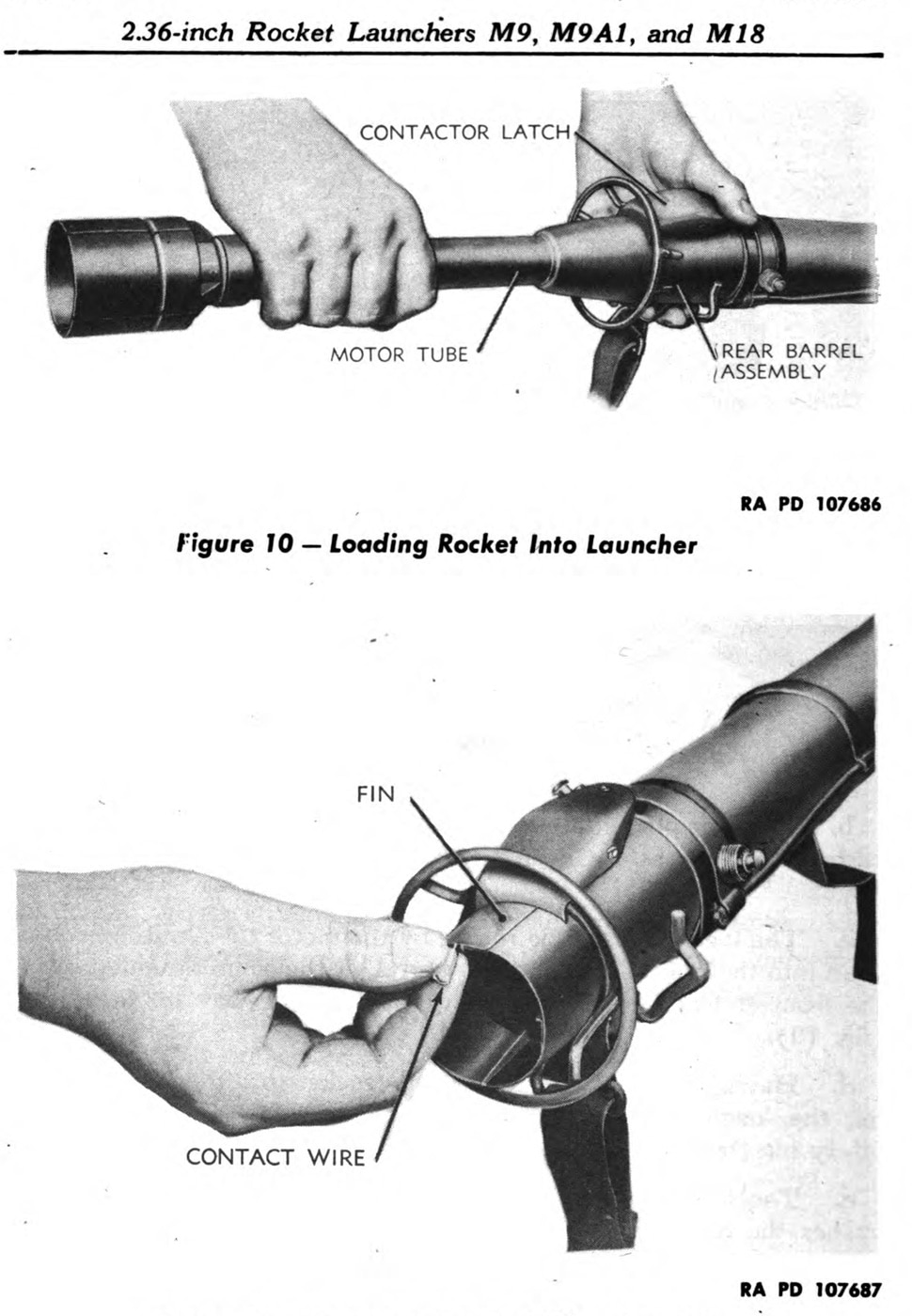 loading a rocket into the bazooka