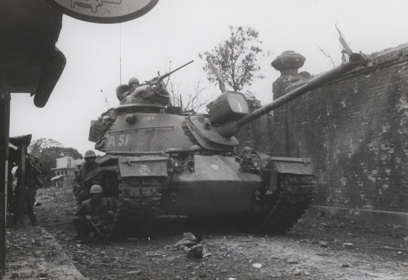 m48 in battle for hue city