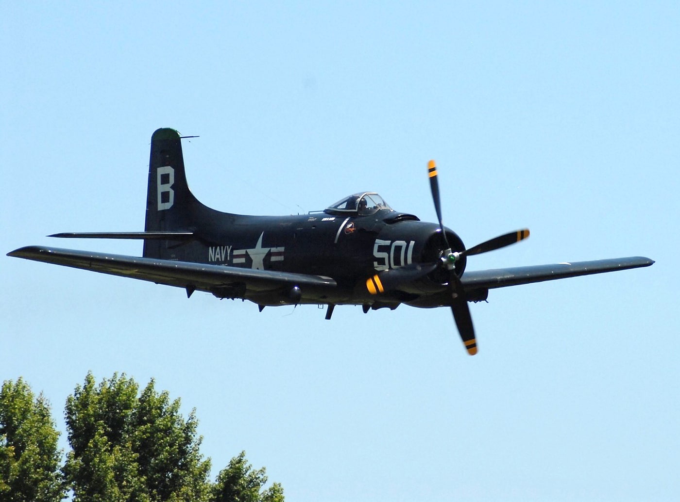 navy skyraider demonstration