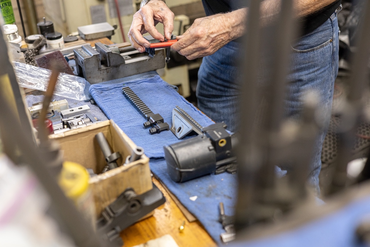 ron smith adding optics rail to m14