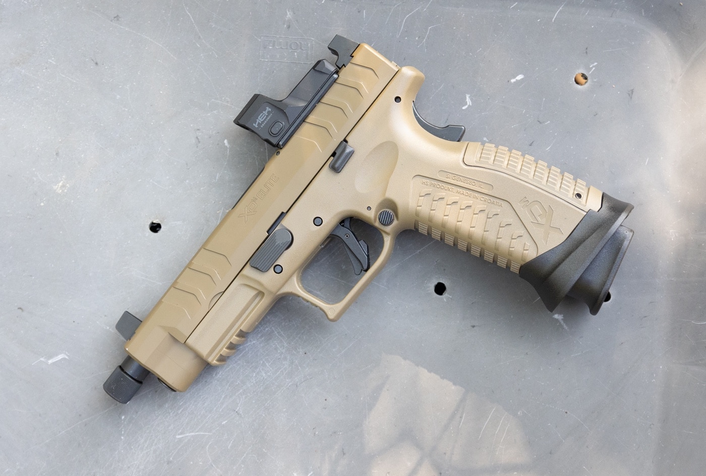 xd-m elite fde tactical left side