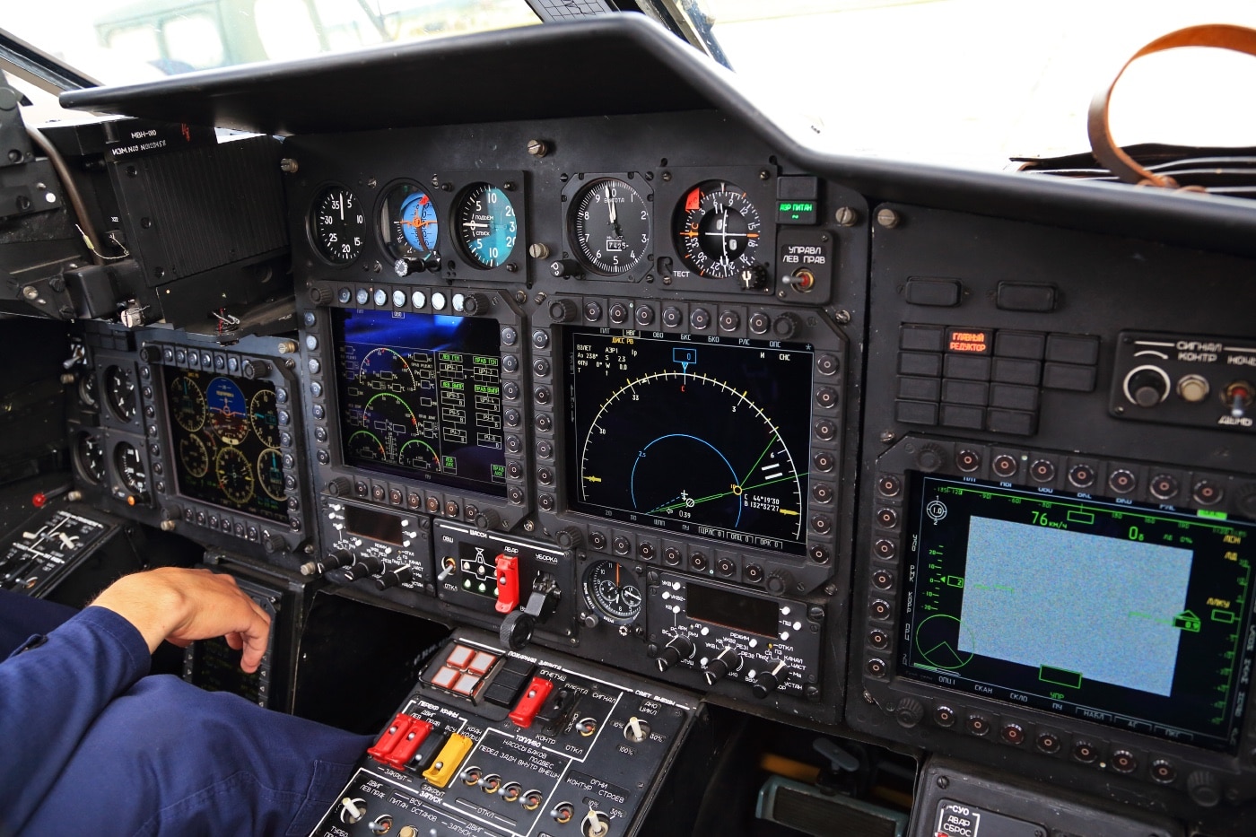 Ka-52 instrument panel