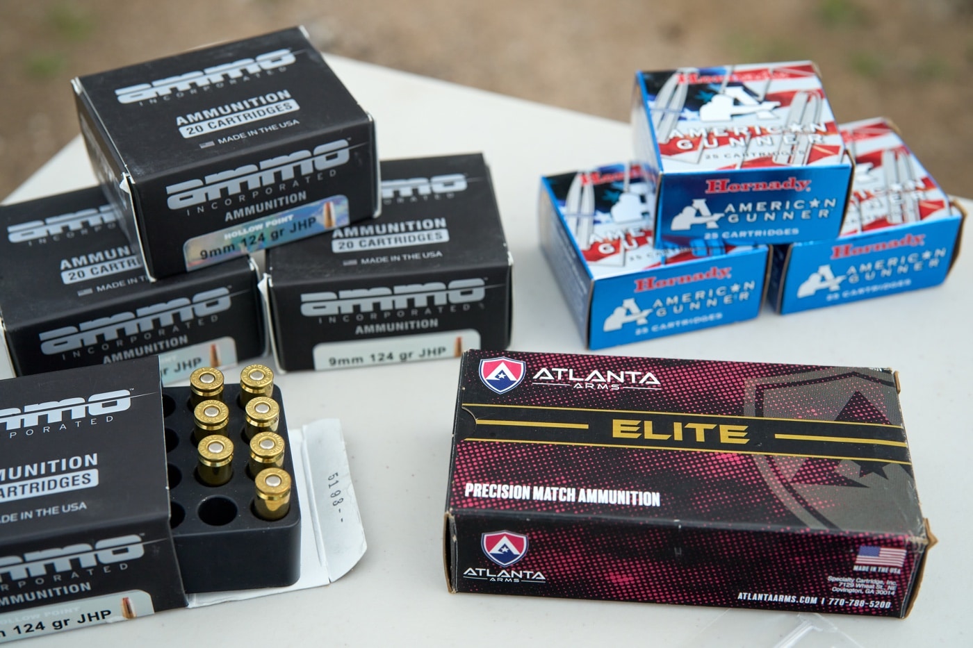 ammo used in testing