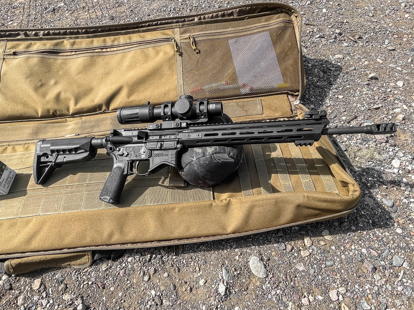 eotech scope tested on springfield saint rifle