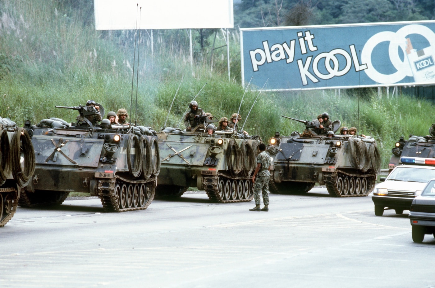 m113 column in panama