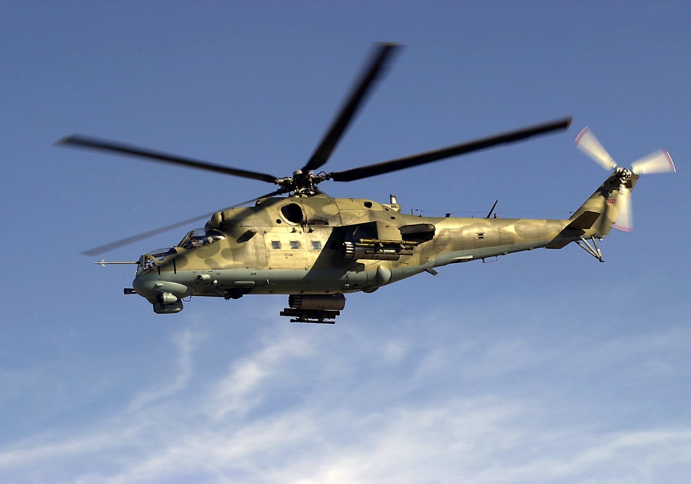 mi-24 operated by us army