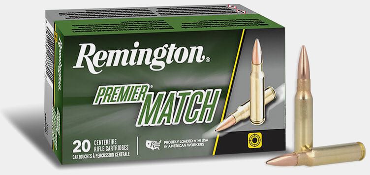 Remington Premier Match 308 Win 168 Grain