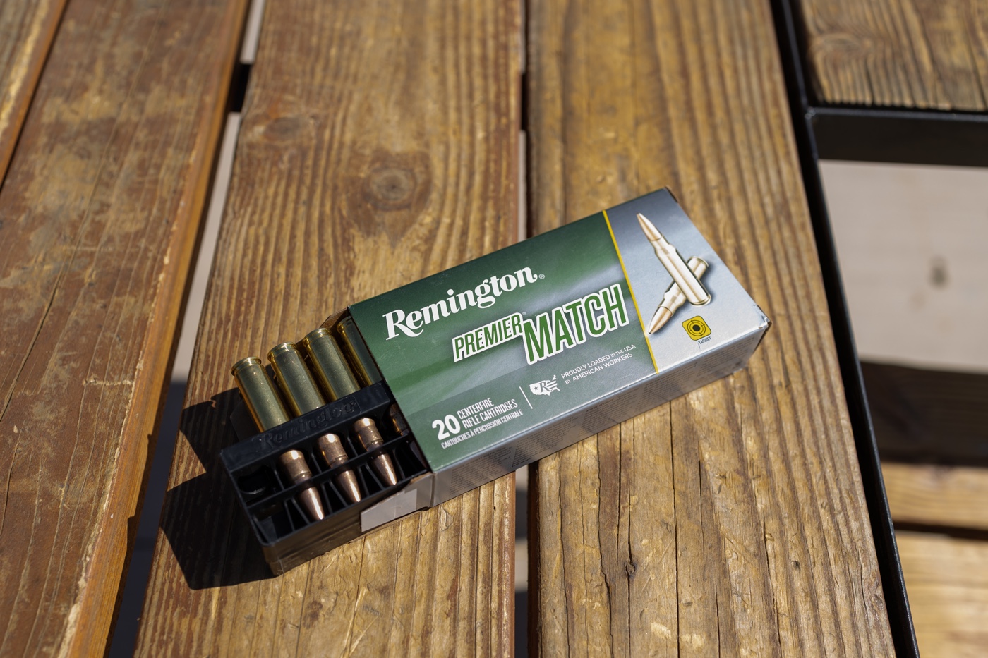 remington match ammo used in testing the model 2020 redline