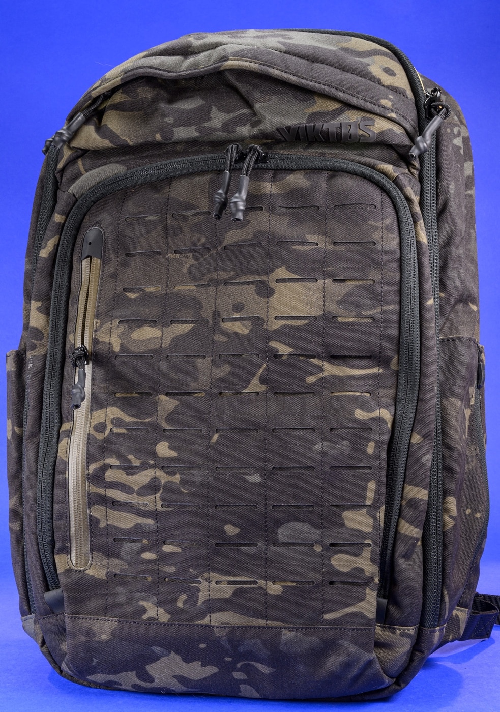 viktos dark camo on backpack