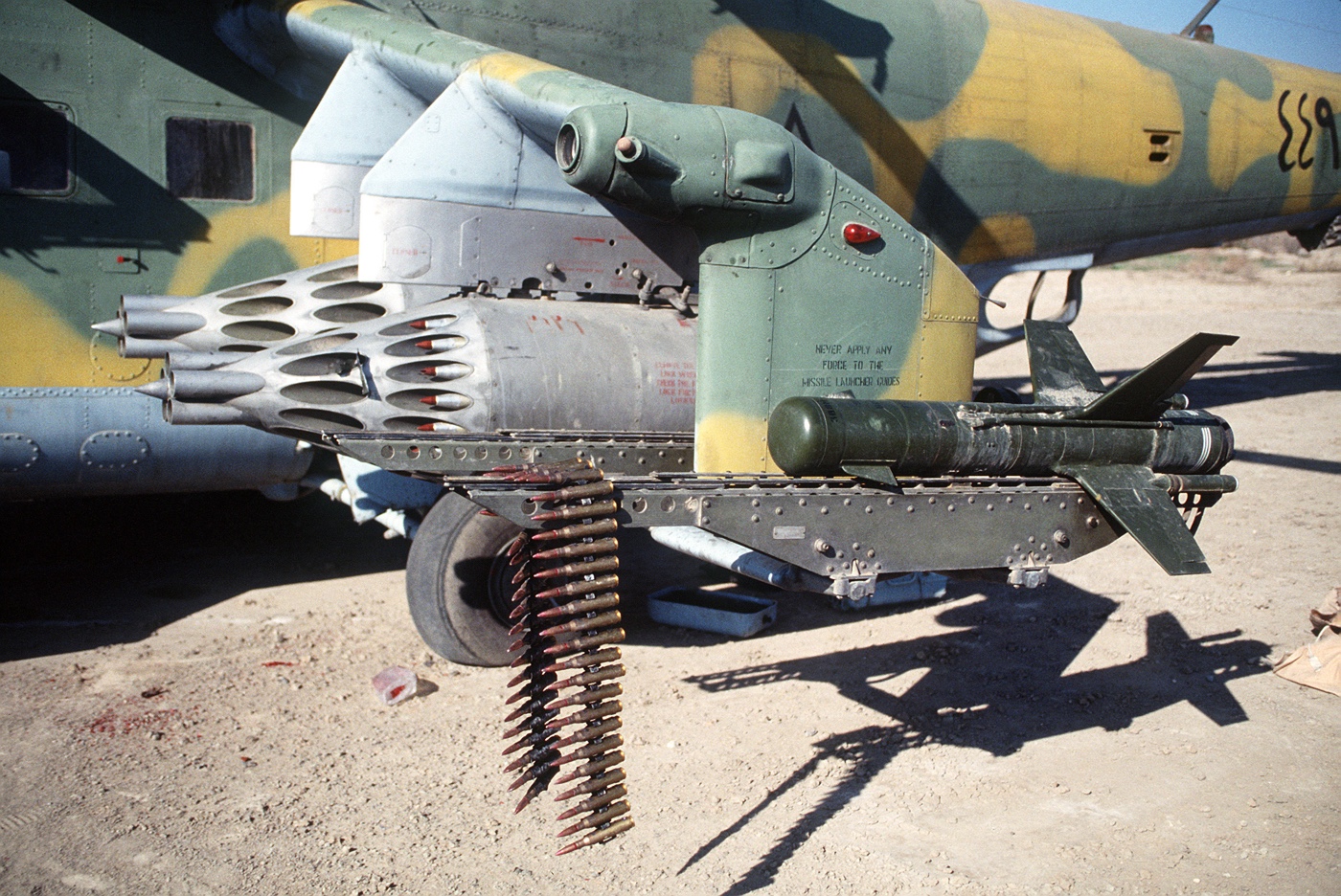 weapons on the mi-24 hind