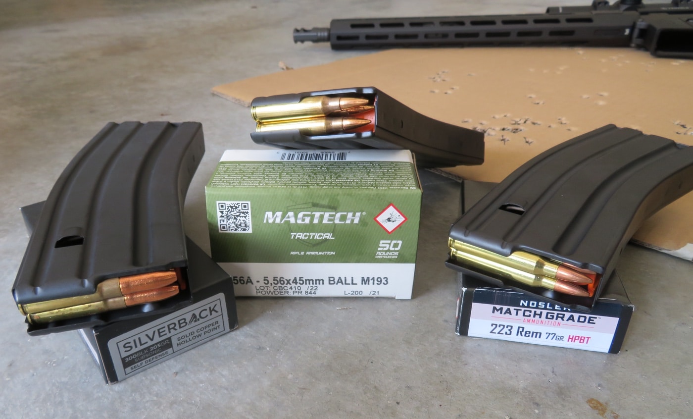 ammo used to test the duramag ss stainless steel magazine